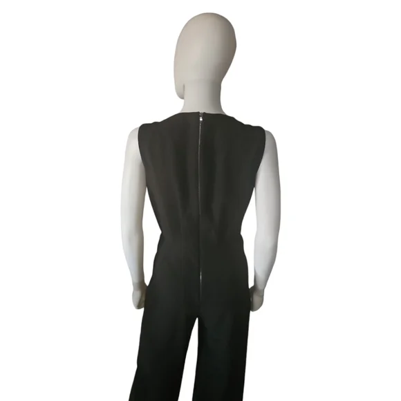 MARCELL VON BERLIN | Crystal Embellished Black Evening Jumpsuit | NWT | US 4 - Picture 7 of 12